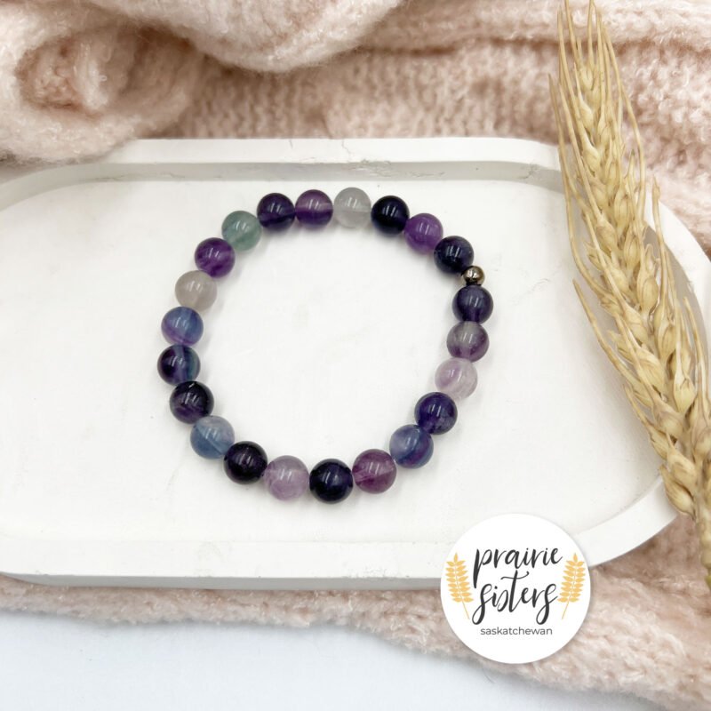 Fluorite Gemstone Bracelet