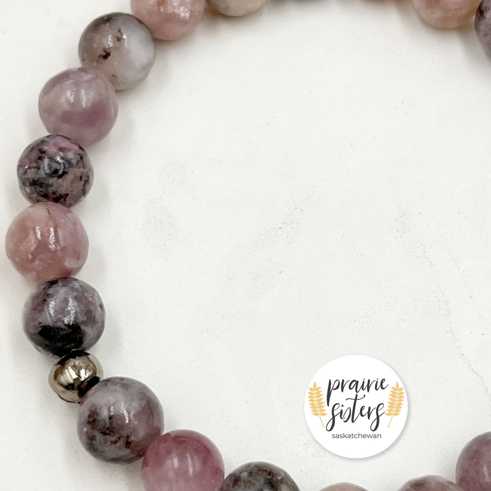 Purple Lepidolite Gemstone Bracelet - Image 2