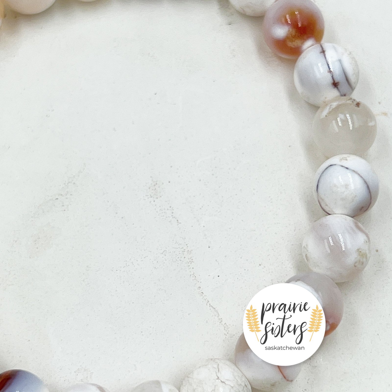 Weathered Agate Gemstone Bracelet - Image 3