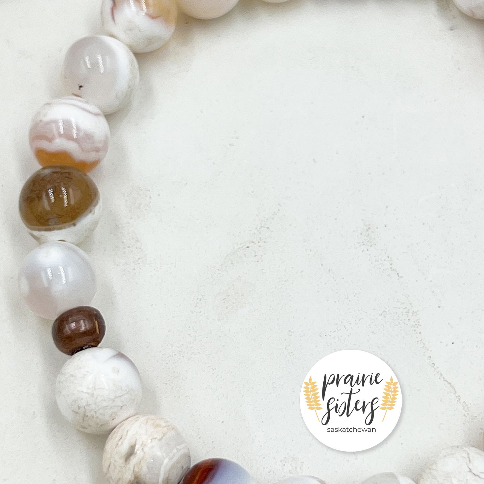 Weathered Agate Gemstone Bracelet - Image 2