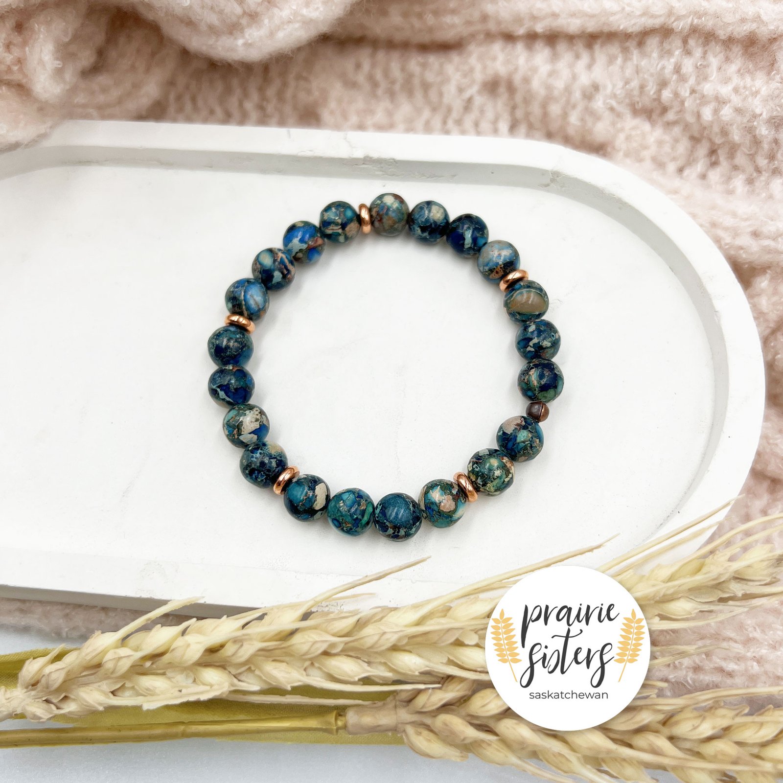 Imperial Jasper Gemstone Bracelet