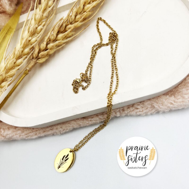 Prairie Wheat Gold Necklace