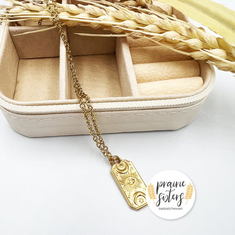 Eye Gold Necklace