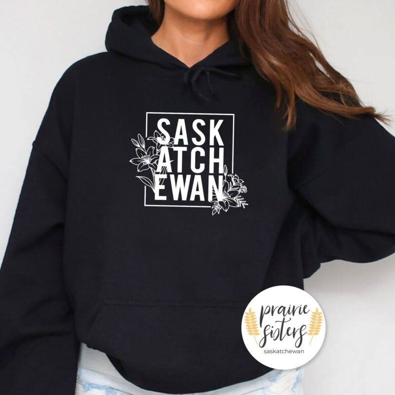 Saskatchewan Unisex Black Hoodie